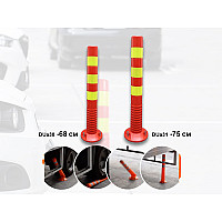 Στήλη αντιστάθμευσης με ανακλαστικές λωρίδες - DUa30 DUa31 - Sellzone.bg Στήλη αντιστάθμευσης με ανακλαστικές λωρίδες - DUa30 DUa31